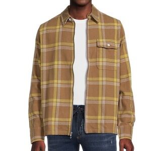 rag & bone Brown Plaid Shirt Jacket